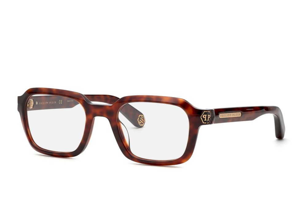 Philipp Plein VPP083 BRAVE SHADE - 0C10 - 52 Cadres optiques Havane Angulaire