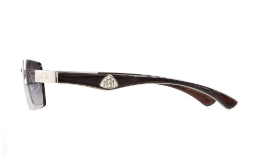Maybach THE CHARACTER II - PA-WW-Z15 - 58 Lunettes de soleil Argent, Marron Angulaire