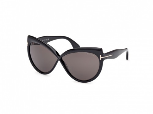 Tom Ford FT1196 BEATRICE ECO - 01A - 65 Lunettes de soleil Noir Papillon