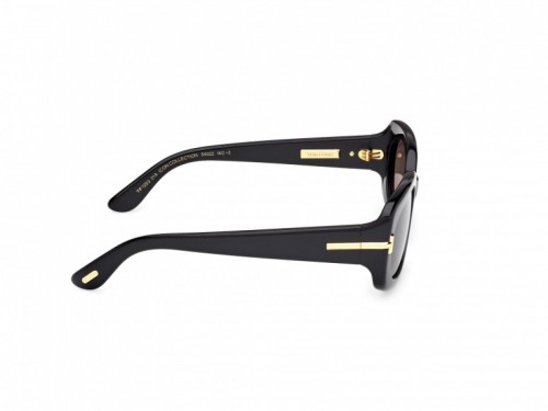Tom Ford FT253 ICON COLLECTION - 01A - 54 Lunettes de soleil Black Square