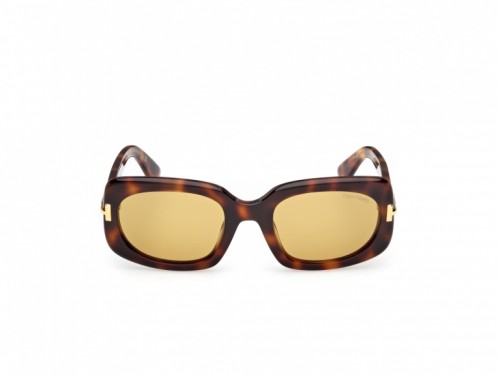 Tom Ford FT1253 ICON COLLECTION - 53E - 54 Lunettes de soleil Havane Angulaire