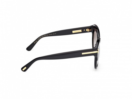 Tom Ford FT1251 ICON COLLECTION - 01B - 57 Lunettes de soleil Black Pillow (Rounded)