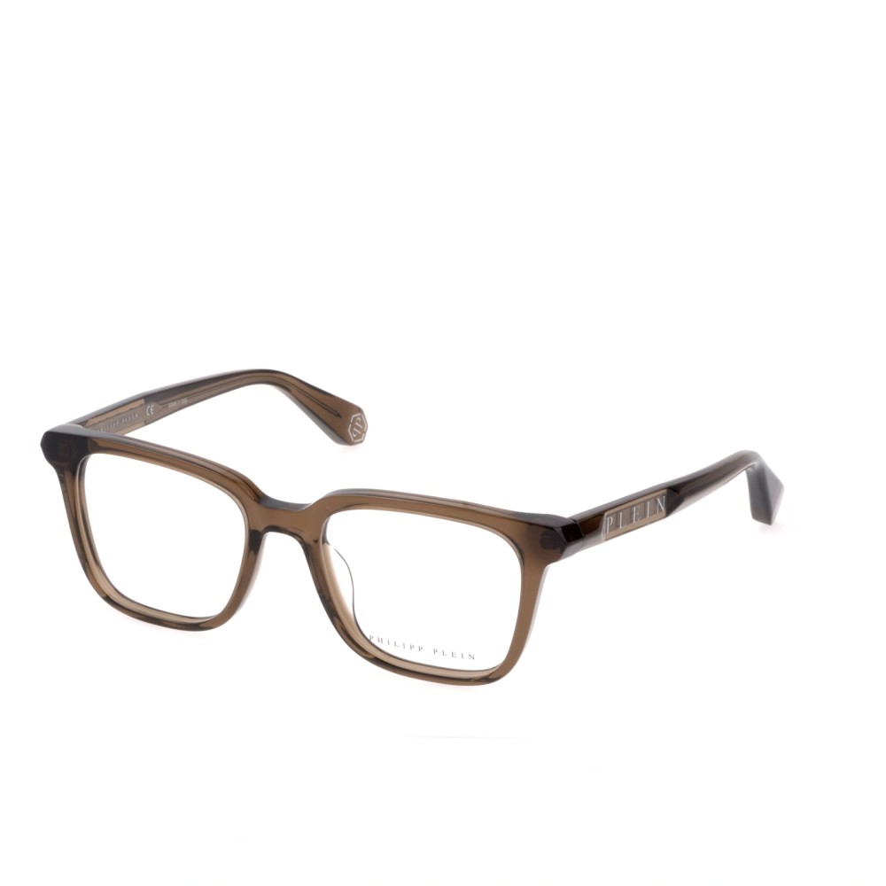 Philipp Plein VPP015 FIRST TOUCH - 03GE - 53 Cadres optiques Marron Angulaire