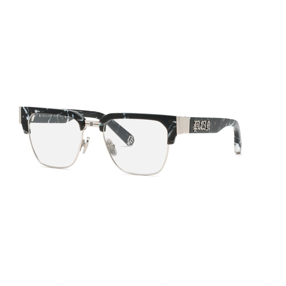 Philipp Plein VPP113 MASTER - 0Z21 - 53 Cadres optiques Noir marbré Angulaire