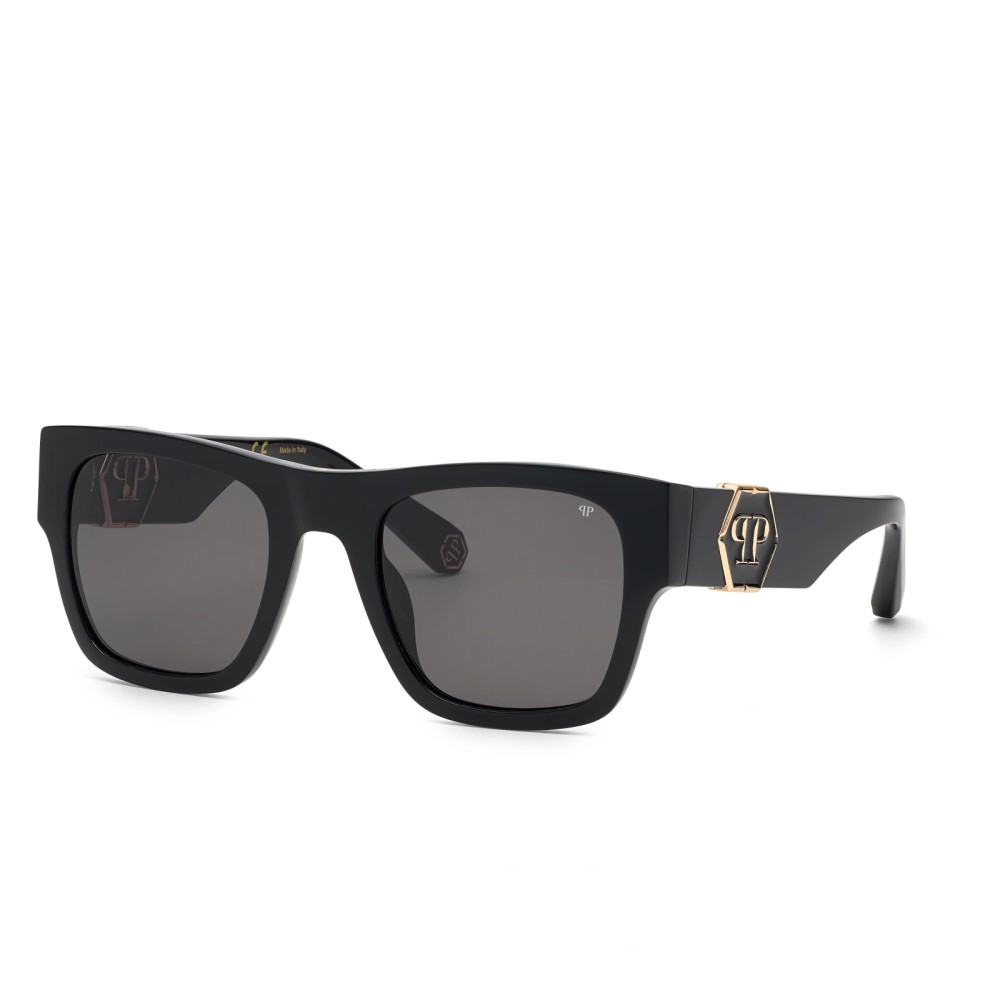 Philipp Plein SPP042W ICON - 700F - 54 Lunettes de soleil Noir Angulaire
