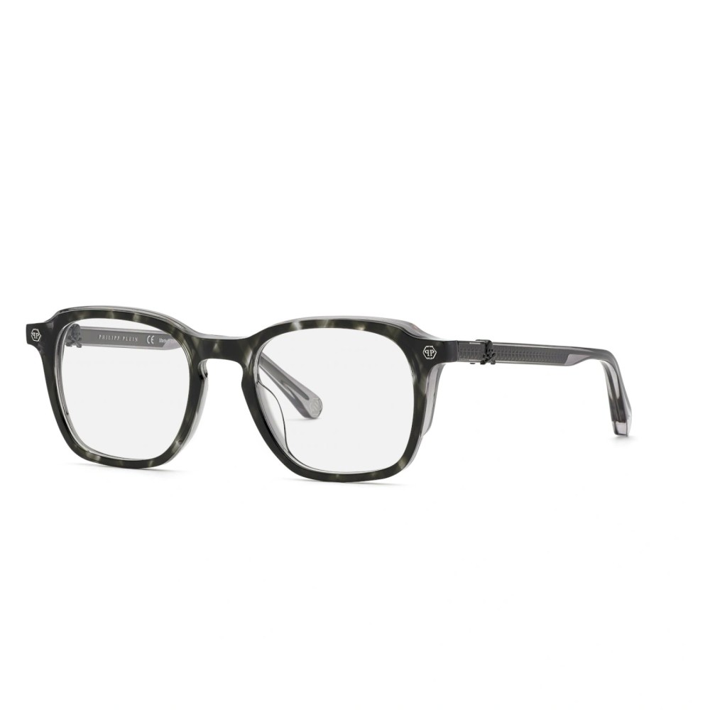 Philipp Plein VPP059V VELVET SKY AMALFI - 0AHU - 51 Cadres optiques Noir marbré Angulaire