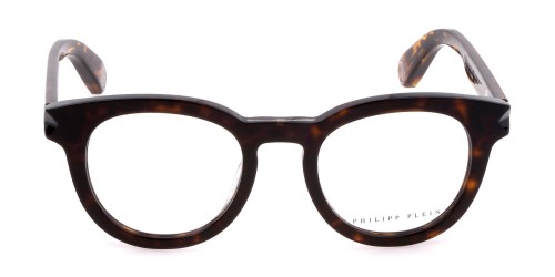 Philipp Plein VPP024V VIBE REFLECTION ROME - 722Y - 49 Cadres optiques Havane foncé Rond
