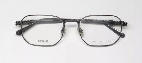 Philipp Plein VPP062V CLASSICAL WAVES - 0568 - 54 Cadres optiques Noir Angulaire