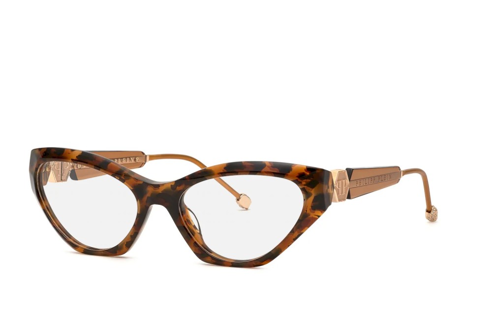 Philipp Plein VPP069S QUEEN - 0LEO - 55 Cadres optiques Havane Œil de chat