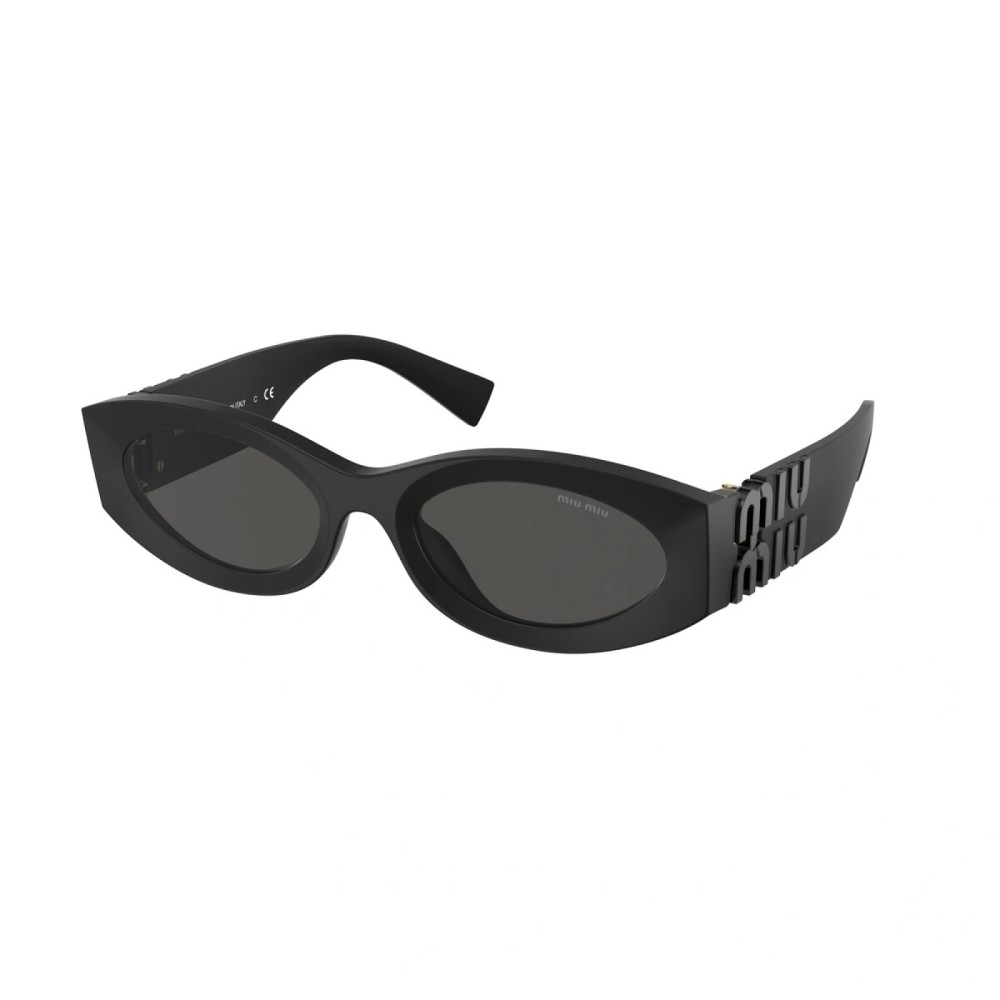 MIU MIU MU 11WS - 1BO5S0 - 54 Lunettes de soleil Noir Ovale