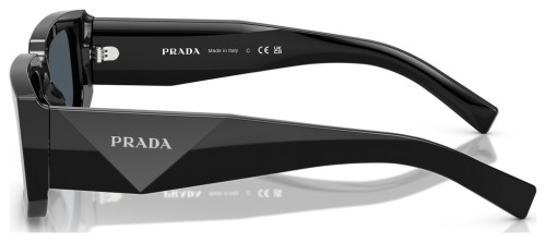 PRADA PR 06YS - 16K2K1 - 53 Lunettes de soleil Noir Angulaire
