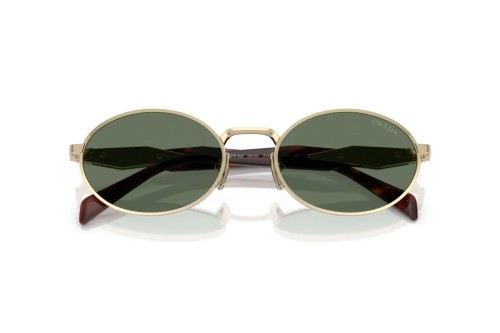 PRADA PR 65ZS - ZVN70L - 55 Lunettes de soleil Or, Havane Ovale