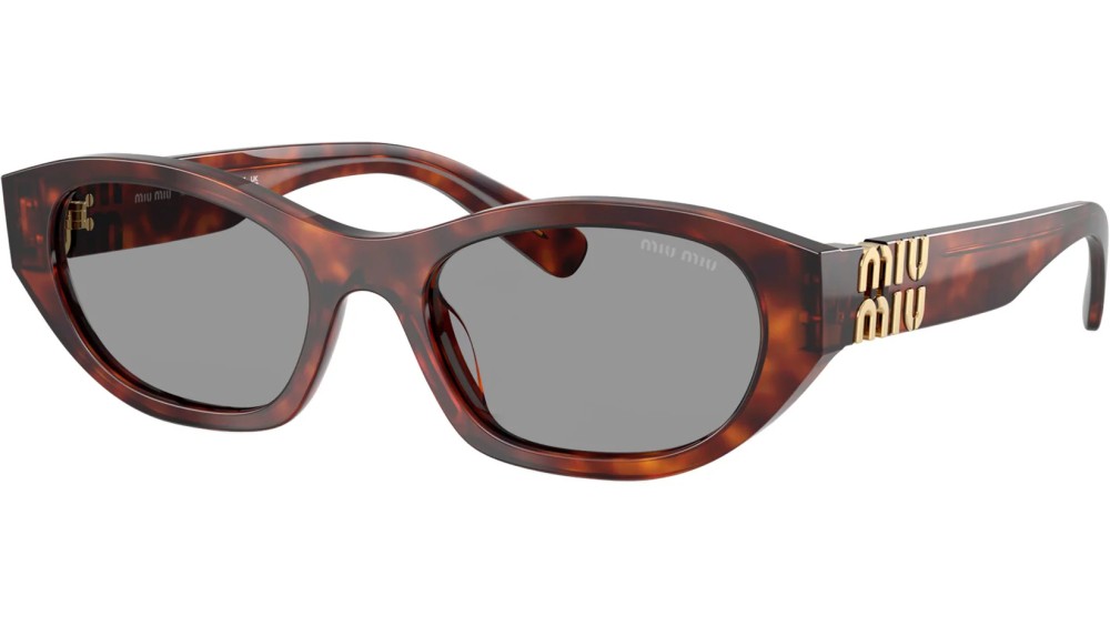 MIU MIU MU A03S - 21C40O - 53 Lunettes de soleil Havane Œil de chat