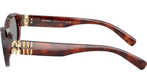MIU MIU MU A03S - 21C40O - 53 Lunettes de soleil Havane Œil de chat