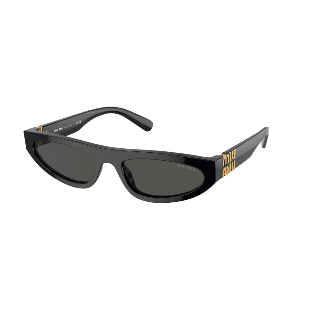 MIU MIU MU 07ZS - 1AB5S0 - 56 Lunettes de soleil Noir Ovale