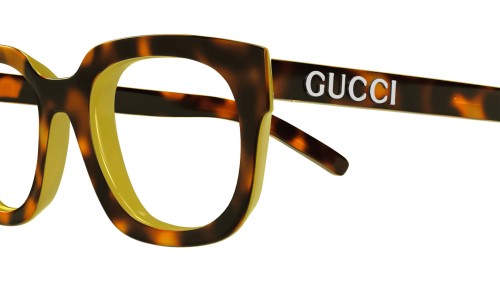 Gucci GG1721O - 002 - 50 Cadres optiques Havane Angulaire