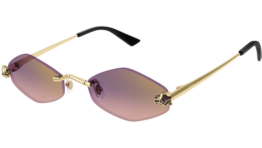 Cartier CT0433S - 004 - 55 Lunettes de soleil Angulaire/Ovale