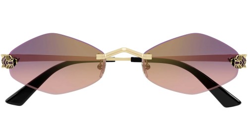 Cartier CT0433S - 004 - 55 Lunettes de soleil Angulaire/Ovale