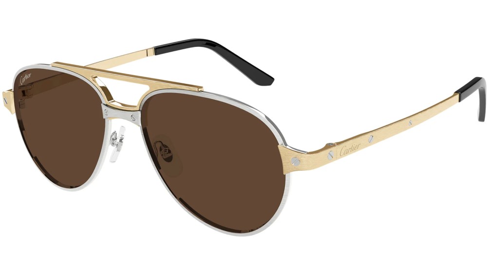 Cartier CT0476S - 008 - 59 Lunettes de soleil Pilot (Aviator)