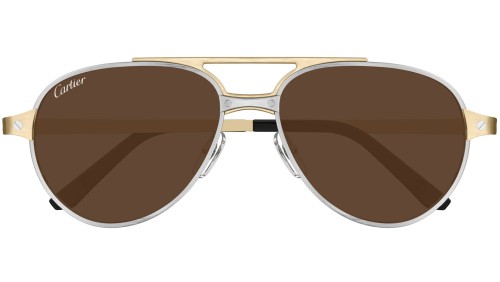 Cartier CT0476S - 008 - 59 Lunettes de soleil Pilot (Aviator)