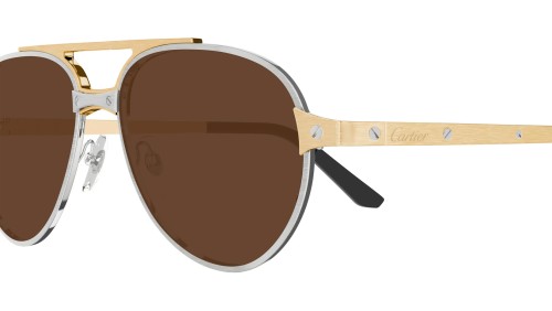 Cartier CT0476S - 008 - 59 Lunettes de soleil Pilot (Aviator)