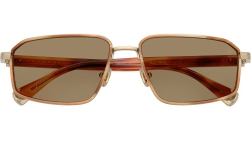 BRUNELLO CUCINELLI BC2009ST - 500253 - 58 Lunettes de soleil Or, Havane Angulaire