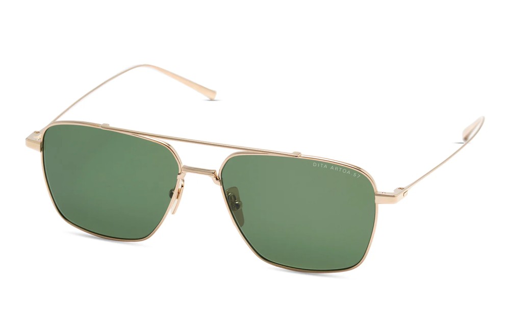 Dita ARTOA.57 DTS181-A - 02 - 57 Lunettes de soleil Or Pilote (Aviateur)