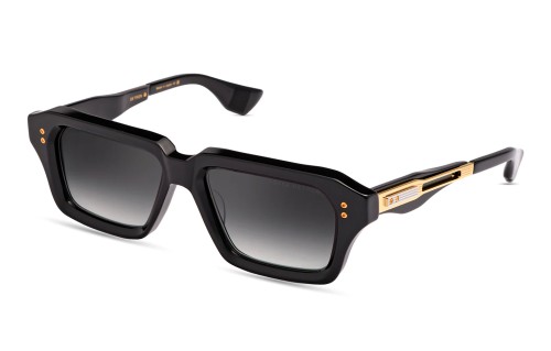 Dita DETRON DTS459-A - 01 - 52 Lunettes de soleil Noir, Or Angulaire