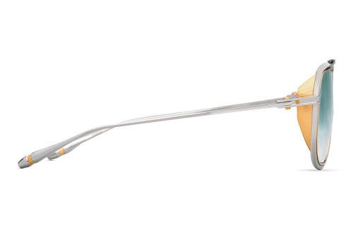 Dita INTRACRAFT DTS165-A TITANIUM - 03 - 59 Lunettes de soleil Or, Argent Pilote (Aviateur)