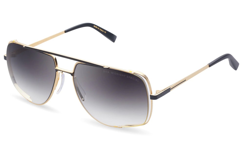 Dita MIDNIGHT SPECIAL TITANUM DRX-2010 - M - 60 Lunettes de soleil Pilot (Aviator)