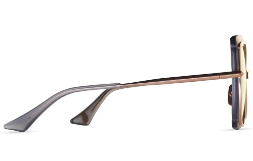 Dita NARCISSUS DTS503 - 03 - 58 Lunettes de soleil Or, Gris Angulaire
