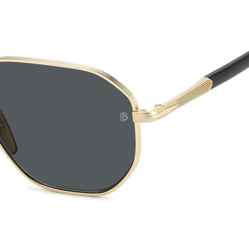 David Beckham DB 1132/F/S - RHL - 60 Lunettes de soleil Pilot (Aviator)