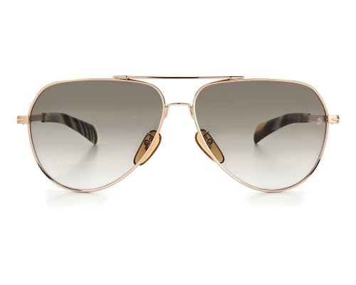 David Beckham DB 7031/S - F6W9K - 60 Lunettes de soleil Or Pilote (Aviateur)