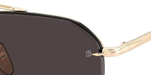 David Beckham DB 1101/G/S - J5GIR - 61 Lunettes de soleil Or, Havane foncé Pilote (Aviateur)