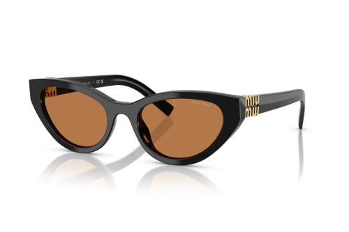 MIU MIU MU A04S - 16K10I - 54 Lunettes de soleil Noir Œil de chat