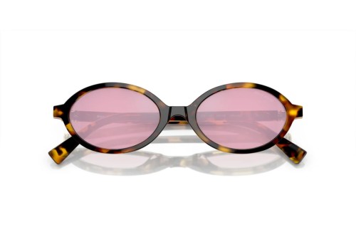 MIU MIU MU 04ZS - ​VAU50D - ​50 Lunettes de soleil Havane Ovale
