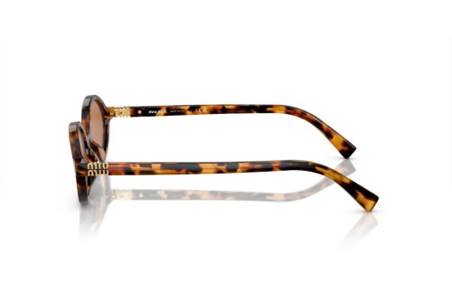 MIU MIU MU 04ZS - ​19P2Z1 - ​50 Lunettes de soleil Havane Ovale