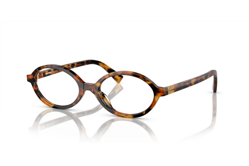 MIU MIU MU 01XV - 19P1O1 - 50 Cadres optiques Havane Ovale