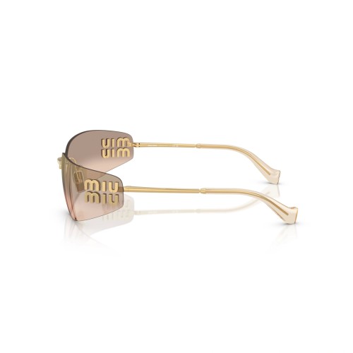 MIU MIU MU A51S - 5AK20P - 75 Lunettes de soleil Gold Oval