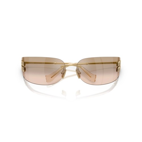 MIU MIU MU A51S - 5AK20P - 75 Lunettes de soleil Gold Oval