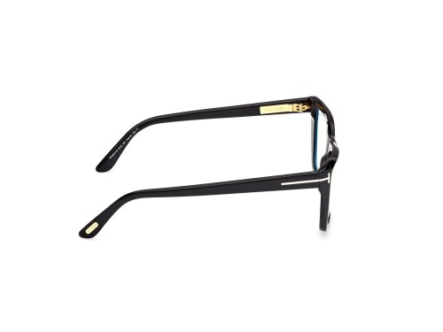 Tom Ford TF6047-B ECO - 001 - 54 - AVEC DES VERRES À FILTRE ANTI LUMIÈRE BLEU-VIOLET Cadres optiques Noir Angulaire