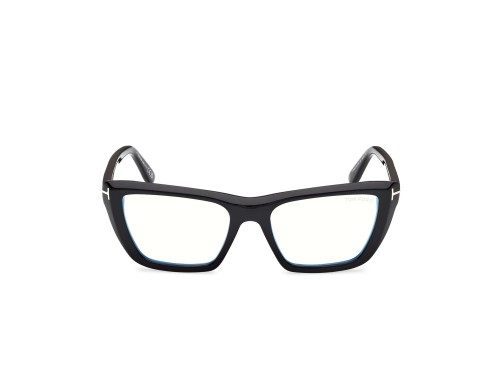 Tom Ford TF6047-B ECO - 001 - 54 - AVEC DES VERRES À FILTRE ANTI LUMIÈRE BLEU-VIOLET Cadres optiques Noir Angulaire