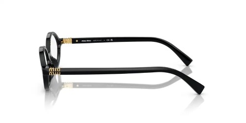 MIU MIU MU 01XV - 1AB1O1 - 50 Cadres optiques Noir Ovale