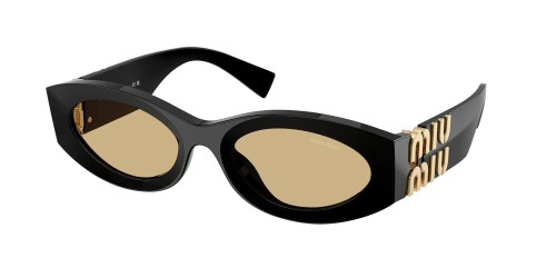 MIU MIU MU 11WS - 16K10R - 54 Lunettes de soleil Black Oval