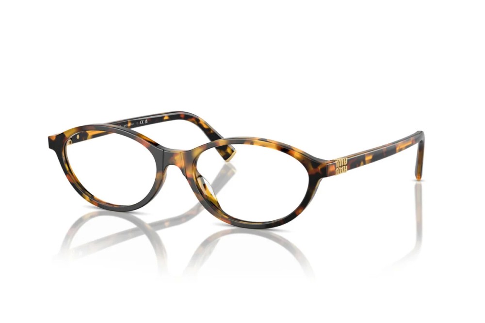 MIU MIU MU 09XV - VAU1O1 - ​53 Cadres optiques Havane Ovale