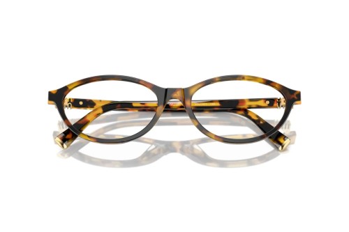 MIU MIU MU 09XV - VAU1O1 - ​53 Cadres optiques Havane Ovale