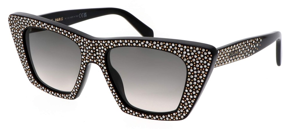 Celine CL4187IS - 01F - 51 Lunettes de soleil Noir Œil de chat