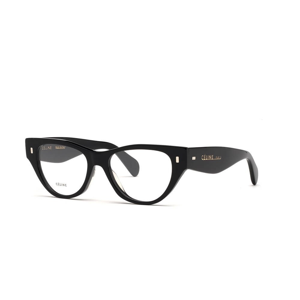 Celine CL50012I - 001 - 50 Cadres optiques Noir Œil de chat