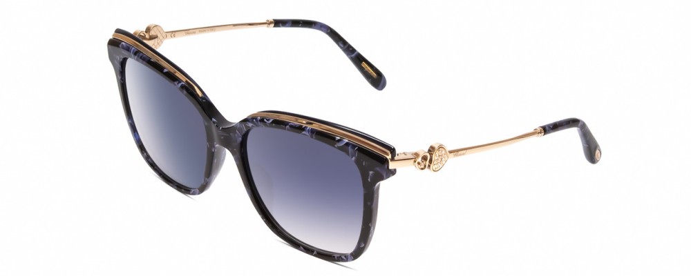 Chopard SCH262S - 0AL2 - 57 Lunettes de soleil Or, Noir Œil de chat