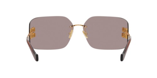 MIU MIU MU 54YS - 5AK06I - 80 Lunettes de soleil Or Angulaire